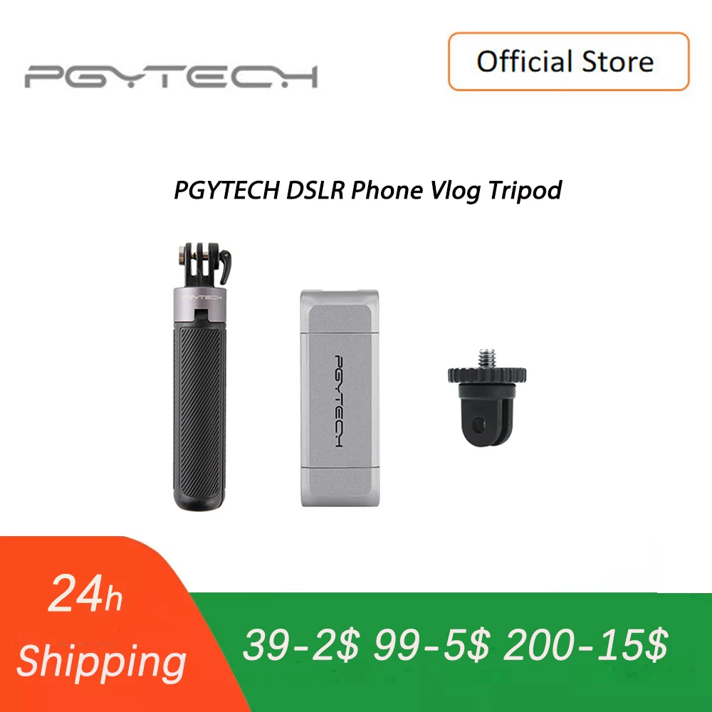 PGYTECH Vlog Phone Extension Pole Tripod 1/4-inch mount Selfie Stick For Dji Osmo pocket/Sony A6400 A6300 | Электроника