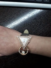 Reloj de pulsera de diamante brillante para mujer, nuevo accesorio de pulsera de cuarzo con esfera triangular, precio barato, 2020, Envío Gratis