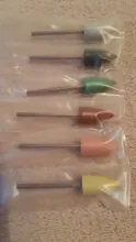 ERUIKA 6 unids/set de goma del taladro del clavo de fresado para manicura poco Flexible pulidora máquina Archivo de clavo eléctrico herramientas de arte