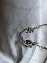 Colgante de cadena de seguridad con flor brillante para mujer, accesorio de plata 925, compatible con pulsera Pandora Original, joyería artesanal para mujer