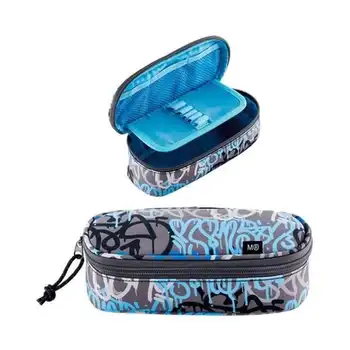 

Oval Holder case miquel rius street art-200*70*45mm-capacity 30 pieces-closure with zipper