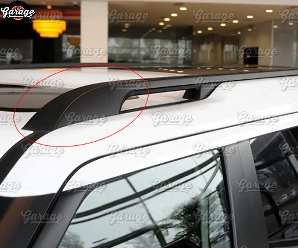 Боковые заглушки на рейлинги для Land Rover Discovery 2004- АБС-пластик, 1 комплект/2 шт., украшение для автомобиля