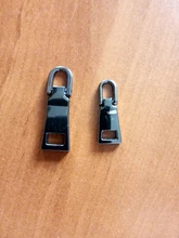 Uds 5 #3 extraíble de Metal tiradores de cremallera para resbaladores de la cremallera cabeza cremalleras Kits de reparación de la cremallera Pull Tab costura DIY Accesorios