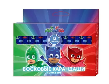 

Pencils wax thick 12 colors "heroes in masks" Rosman 32742