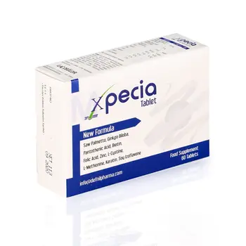 

Xpecia FOR MEN 750mg X 60 TABLET FOR HAIR LOSS TREATMENTS Perfect Support for Your Hair Hair Care Herbal Food Supplement