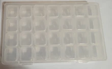 Caja de joyería de plástico de varios compartimentos y de 9 tamaños, para guardar joyas, ordenar abalorios y cuentas, caja ajustable