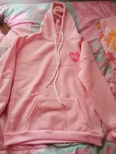 Sweatshirts Hooded Long-Sleeve Printed Female Thick Cute Cartoon Back Velvet