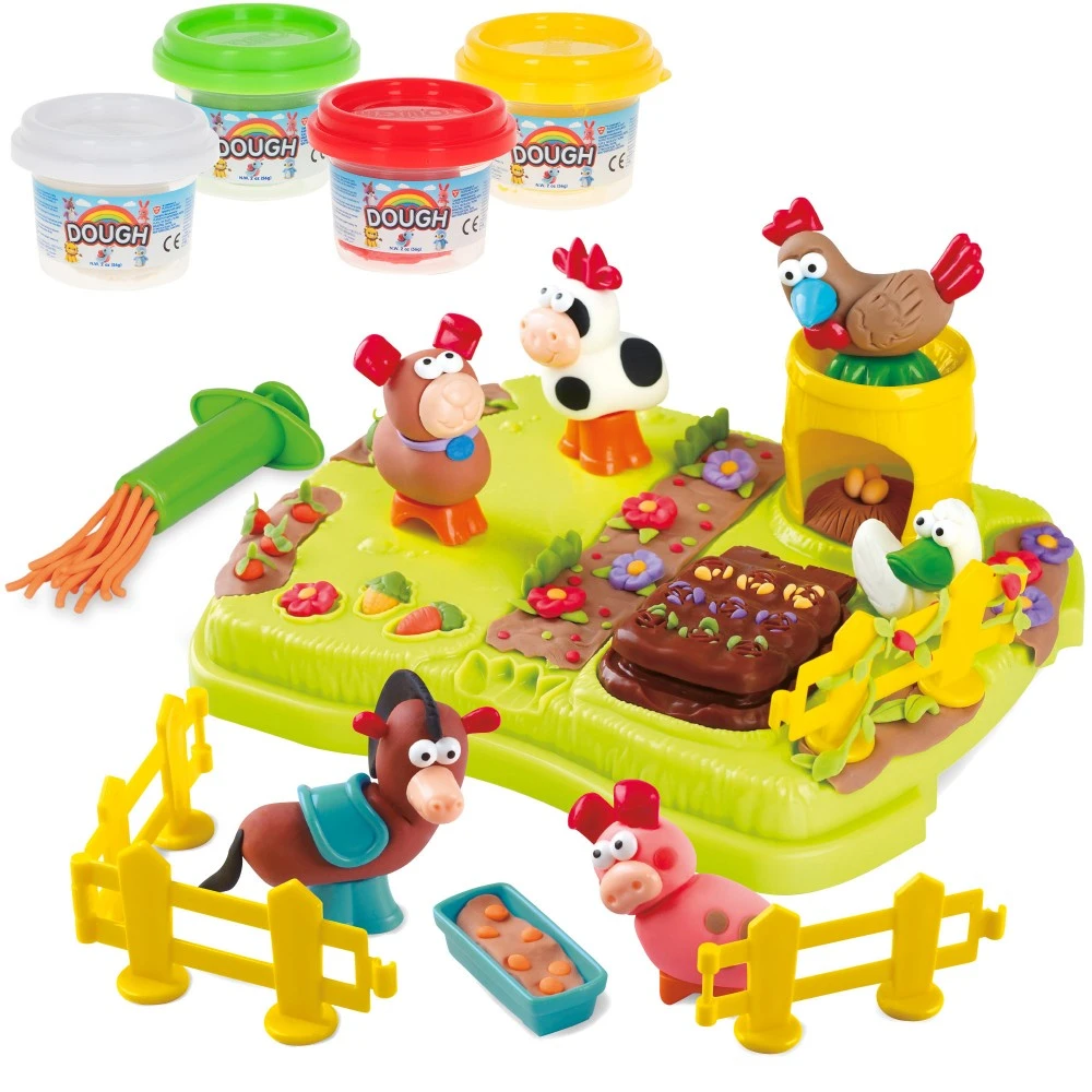 Plastic Play Set, Playgo Boerderij, Kinderen Ambachten, Kinderen Speelgoed, Educatief Speelgoed, Jaar Oude Jongen Speelgoed, Kids Plasticine Set, Kids Plasticine, Kids Educatieve Spelletjes, Plastic|Knutsel Speelgoed| - AliExpress