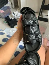 Sandalias de plataforma de cuero genuino para mujer, zapatos de diseñador de lujo a la moda, Sandalias planas, tacones gruesos, tendencia