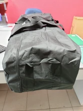 Bolsa de gimnasio de gran capacidad para hombre, bolsa de gimnasio de 55/100/150L, negra, impermeable, para viajes, gimnasio, fin de semana