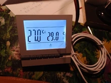 Termostato para calefacción de suelo regulador de temperatura, programable semanal, modo Manual, 230V 16A