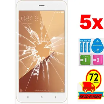 

5x Protectors Screen Tempered Glass for for Xiaomi Note Redmi 5A PRIME (Not Full SEE INFO) KIT