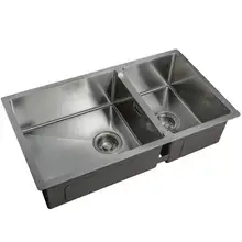 Мойка для кухни ZorG ZL R 780-2-440(Две чаши, нержавеющая сталь, габаритные размеры 780х440 мм