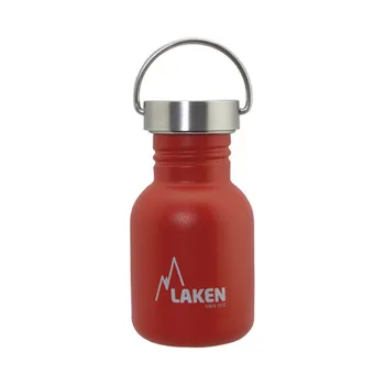 

LAKEN BASIC STEEL botle Reusable 350 ml Multi colors small de STEEL botle with plug button de STEEL Stainless Stainless