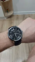 CURREN-relojes de cuarzo con correa de cuero para hombre, Reloj de pulsera masculino, de marca de lujo, de negocios, de 45mm, Reloj para Hombres