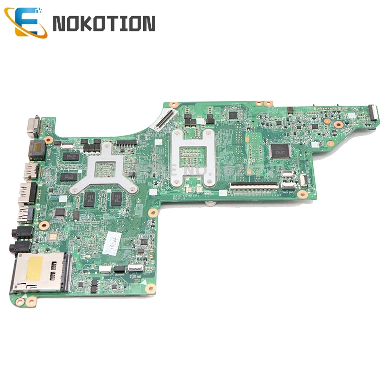 NOKOTION 630278-001 592816-001 615278-001 аккумулятор большой емкости для hp DV6-3000 Материнская плата ноутбука DA0LX6MB6H1 HD5650 1 гб поддержка I7 только в том случае