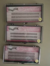 Racimo de pestañas individuales 60 uds, maquillaje profesional, pestañas postizas, extensiones de pestañas