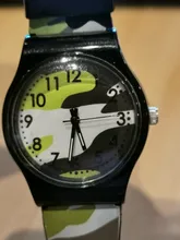 Reloj de camuflaje militar azul marino reloj de silicona para niños de cuarzo, relojes de dibujos animados para niños regalo para niños reloj para niños