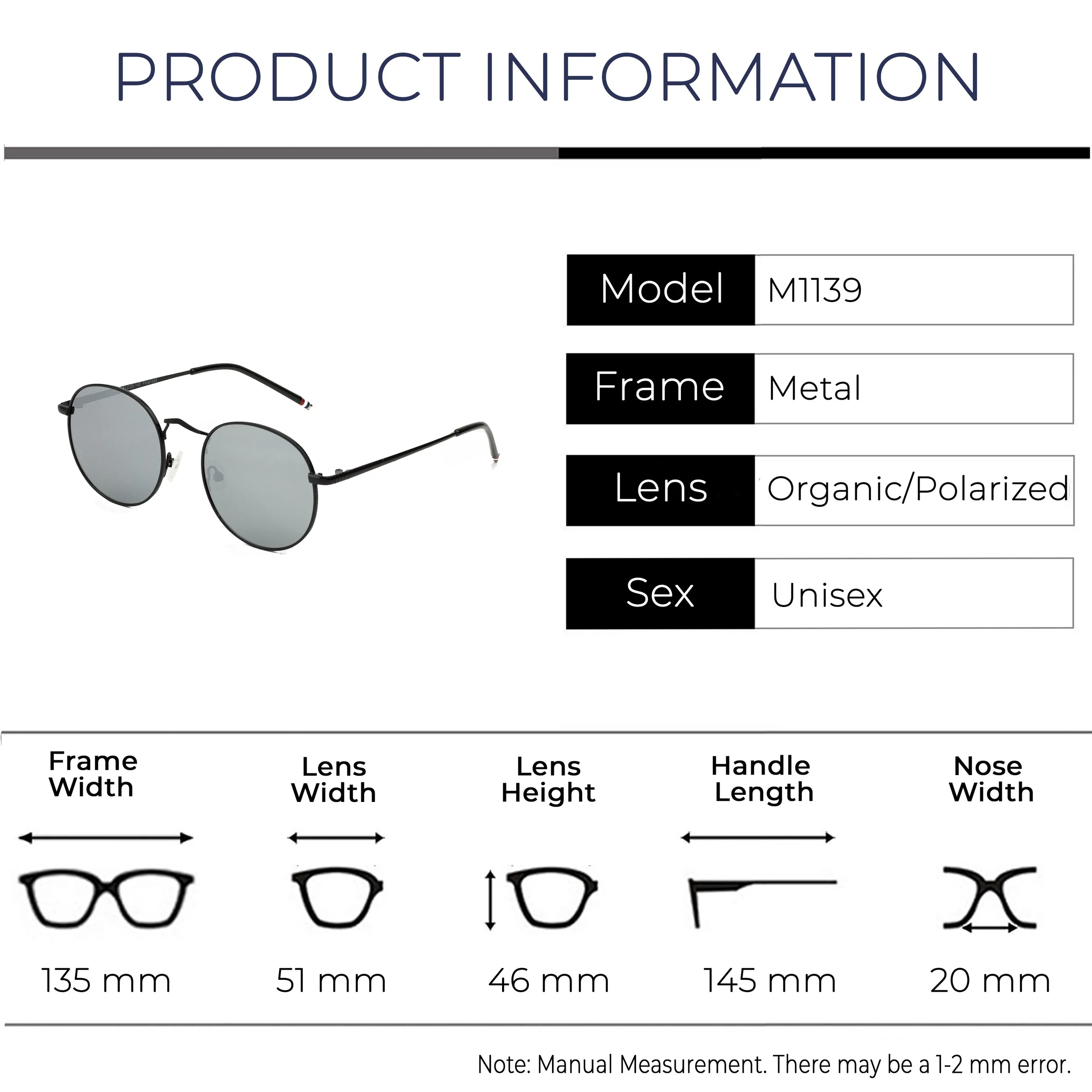 Zolo eyewear m1139 Серебристые зеркальные поляризованные солнцезащитные очки
