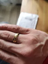 Anillos de acero inoxidable para hombre y mujer, anillo de titanio