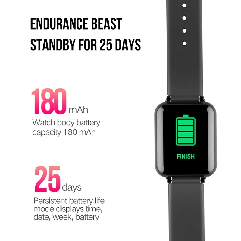 B57 Smart Watch Heart rate pedometer blood pressure Watch Waterproof fitness bracelet For Man Woman kid Wearable Smart Wristband
