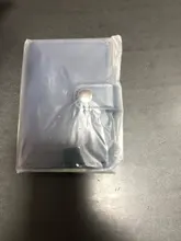 Bycobecy-tarjetero de aluminio con broche para hombre y mujer, funda de Metal RFID para tarjeta de identificación inteligente, Delgado, titular de la identificación, cuero PU