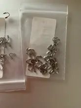 Protectores de alambre de acero inoxidable, 30 Uds., protectores de cables, ganchos en forma de U, conector para fabricación de joyas