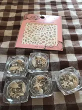 Caja de Mini conchas de estrellas de mar para decoración de uñas, adornos de estrellas de mar, herramientas de manicura, 1/2/5 unidades