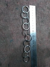 LLavero de acero inoxidable con agujeros para mujer, lote de 10 unidades, 20/23/25/28/30/33/35mm, partido redonda, regalo para hombre