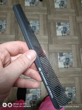 1 unid/set de peines profesionales negros, peine trasero, peine Antiestático de carbono, peine para corte de pelo