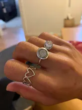 Plata de Ley 925 Plata Lisa anillos para las mujeres interweave de la joyería hermoso dedo anillos abiertos para cumpleaños fiesta regalo