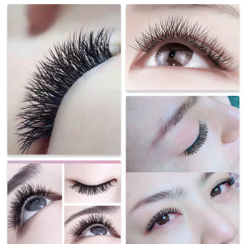 YY Eyelash Extension 0.05 0.07 2D Y Lashes High Quality Premade Fans Eyelashes Accpet Make Own Logo Volume Lash Wholesale Price