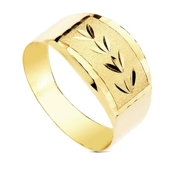 

18k solid gold ring stoned [AB3302]