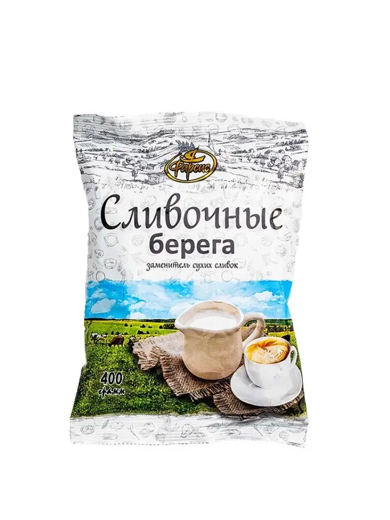 Сливки сухие / 400 г заменитель на растительной основе быстрорастворимые ФАРСИС |