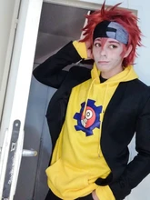 Disfraz de Cosplay de Anime SK8 the Infinity Reki para hombre y mujer, Sudadera con capucha, Tops SK EIGHT, sudadera de manga larga de gran tamaño, Unisex