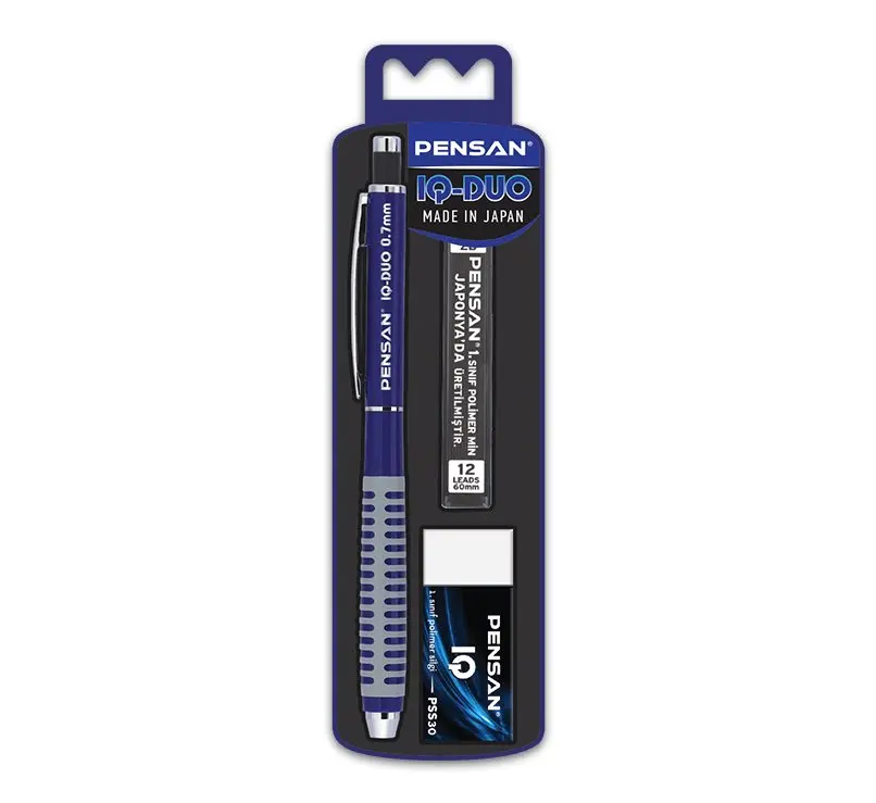 Pensan IQ Duo Школьный набор 0,7 мм 3'l Ju синий, в тот же день