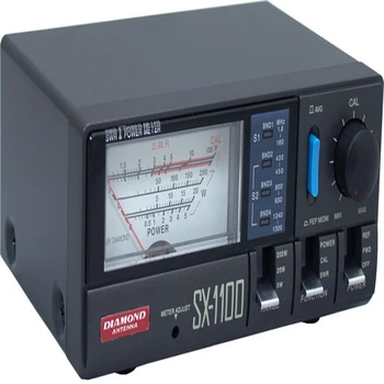 

Fmuser New Diamond SX1100 Quad-Band Short Wave SWR & Power Standing Wave RF Meter Power Meter