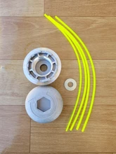 Juego de cuerdas de cabezal de corte Universal de aluminio, cortacésped para jardín, accesorios para cortacésped, cabezal de corte S duradero