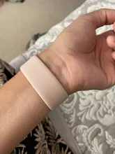 Correa de silicona para Apple Watch, correa elástica de 44mm, 40mm, 38mm, 42mm, Serie 6, 5, 4, 3, SE, 42