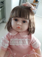 Baby Toys Doll Christmas-Gifts Silicone Reborn Toddler Girls Bebe Soft Simulation Birthday