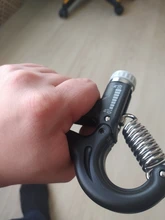 Empuñadura de mano ajustable en forma de R, fuerza deportiva, fortalecedor de ejercicio, Pinza de resorte, expansor carpiano