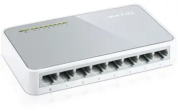 

Desktop Switch 8 port 10/100 Mbps plug & play TL-SF1008D