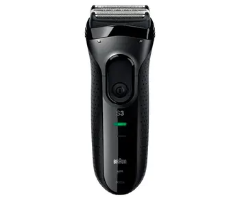 

BRAUN SERIES 3 3020S ELECTRIC SHAVER WASHABLE UNDER THE TAP BLACK