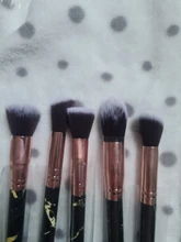 FLD5/15 Uds. Conjunto de brochas de maquillaje, polvo cosmético, sombra de ojos, base de colorete, fusión para belleza, pincel para maquillaje