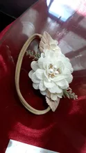 Diademas de flores para bebé, cintas elásticas de nailon hechas a mano con flores para niña recién nacida, 3 estilos