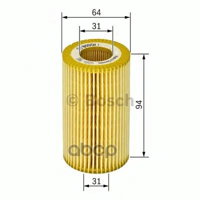 Фильтр Масляный Honda: Accord Ix 08-, Accord Ix Универсал 08-, Civic Viii Hatchback 05-, Cr-V Iii 06- Bosch арт. F026407068