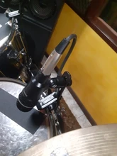 Accesorios de tambor, Clip de percusión, soporte de abrazadera de borde de micrófono de tambor de cobre plástico, piezas de Clips de tambor de instrumento