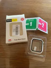 360 protector de pantalla completa parachoques marco mate duro caso para Apple iPhone 6/5/4/3/2/1 cubierta de templado de vidrio de película para iwatch 4/5