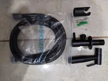 Toilet-Sprayer Faucet Shower-Tap Bathroom-Accessories Bidet Wall-Mount Frap Y50057 Black