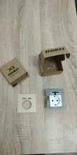 Adapter Charging-Socket Socket-Pow Glass-Panel Wall-Charger Eu-Plug Jiubei Crystal White